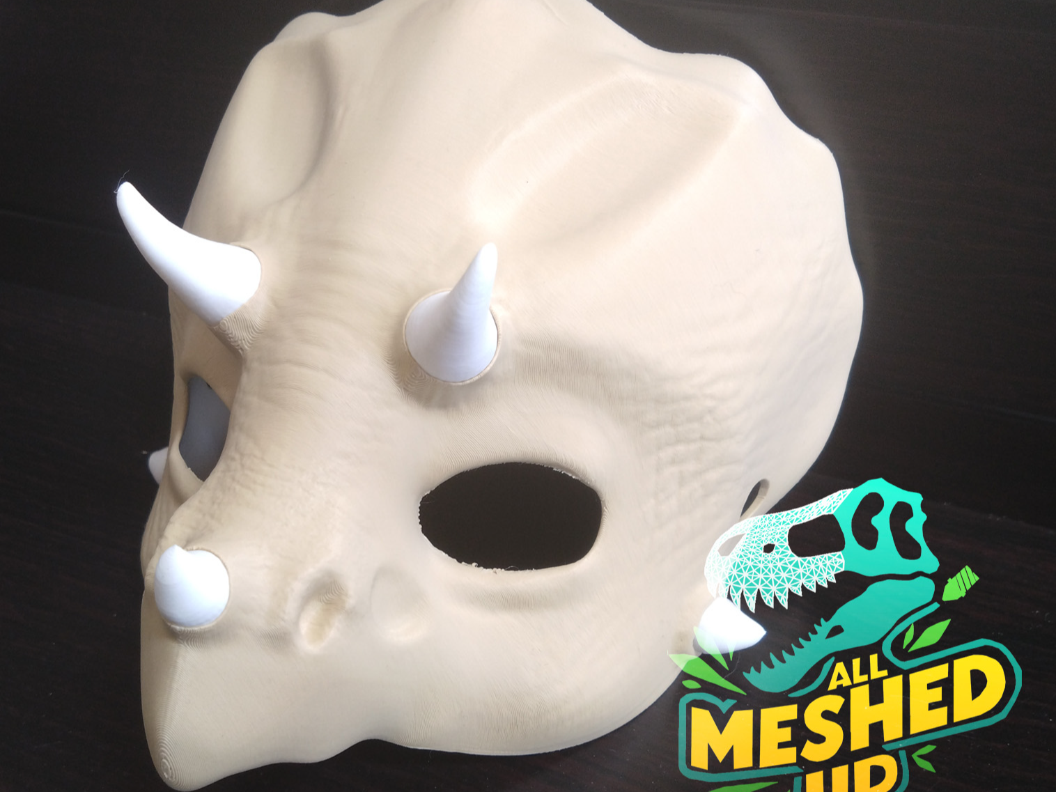 Triceratops Party Masks