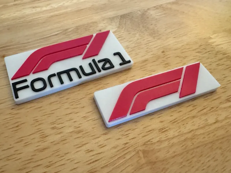 F1 Logo, Formula 1 Racing - Fridge Magnet
