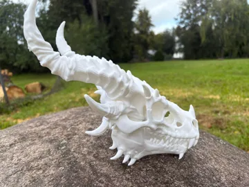 Adorno temático: DRAGON SKULL- MOVABLE JAW — vista de referencia 4