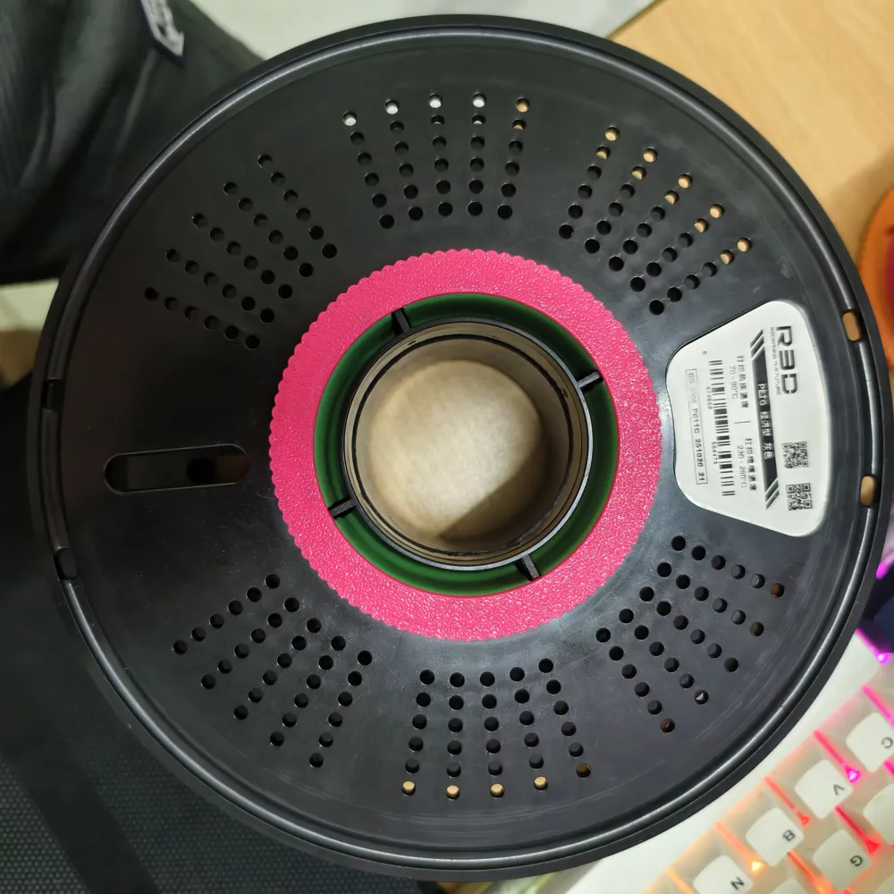 Universal 4-Hole Filament Spool Core Connector - Free 3D Print Model ...