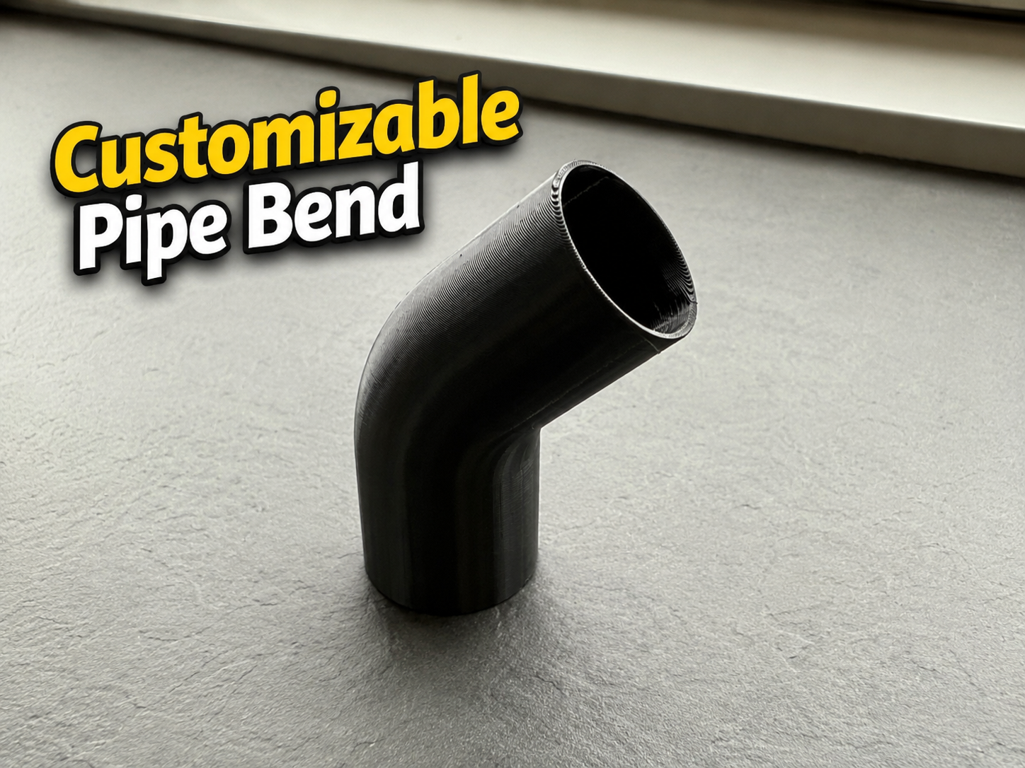 Customizable Pipe Bend Parametric
