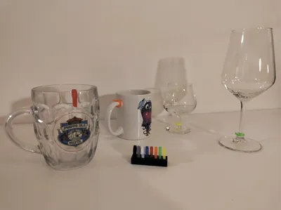 Cup Markers with stand - Fits all cups