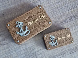 Maritime Box  Wood Texture | 3 Color Print | AMS