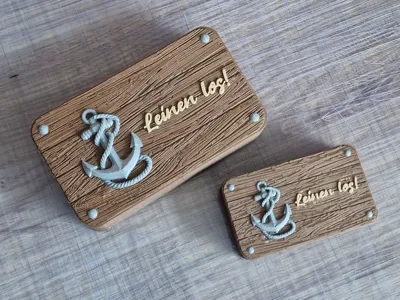 Maritime Box Wood Texture | 3 Color Print | AMS
