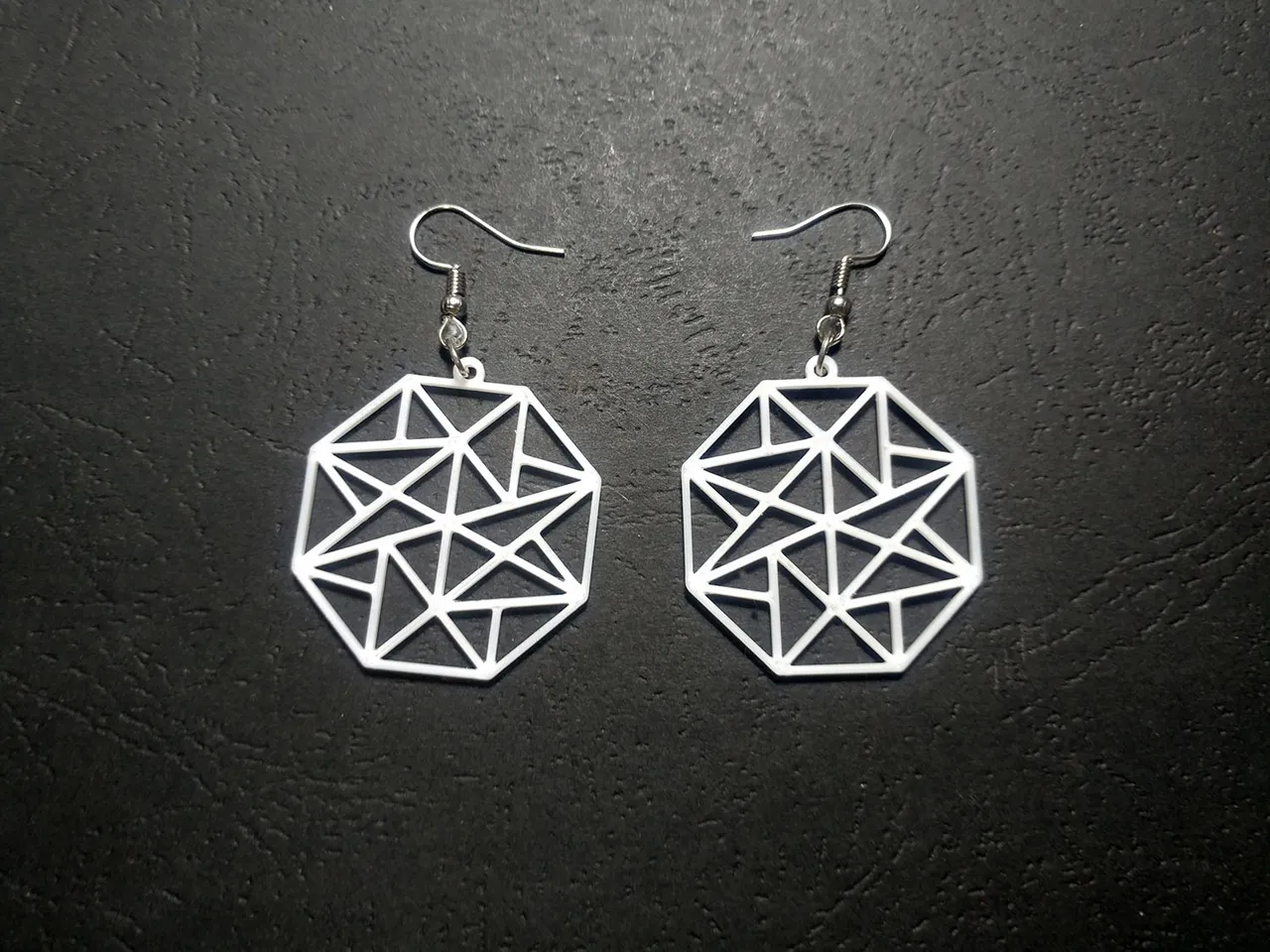 Hexa Veil Earrings view 2