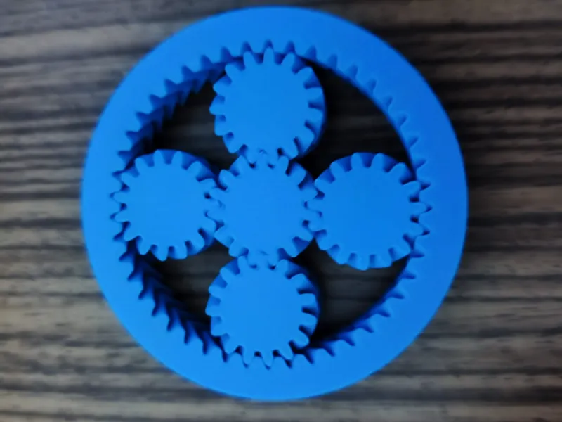 Planetary Gear spinner fidget (print in place)