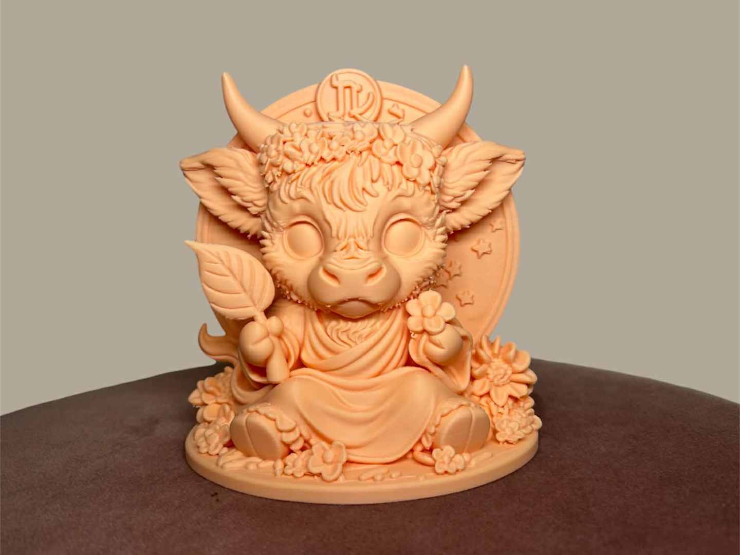 Highland Cow Zodiac Sign Virgo