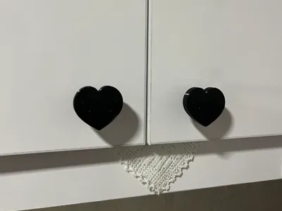 Heart-Shaped Cabinet Knob / Drawer Pull