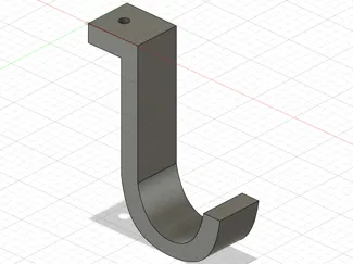 Simple hanging bracket