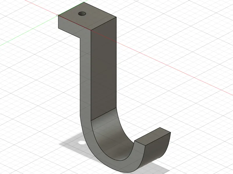 Simple hanging bracket