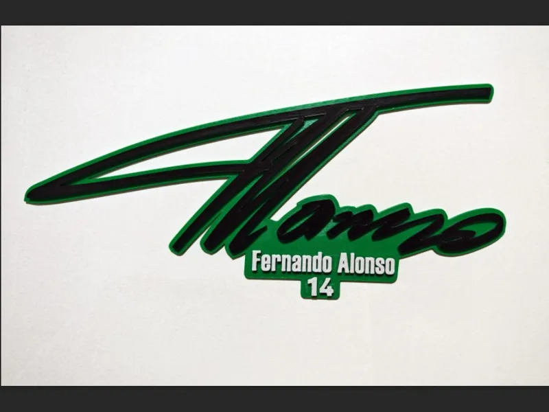 Fernando Alonso signature