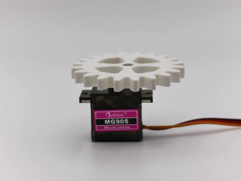 Gear for MG90S Micro Servo Motor (Improved Design)