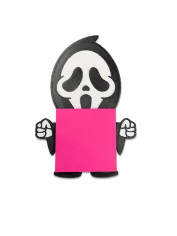 Adorno temático: Ghost Face Sticky Note Holder — vista de referencia 2