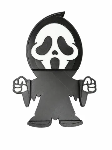 Adorno temático: Ghost Face Sticky Note Holder — vista de referencia 3