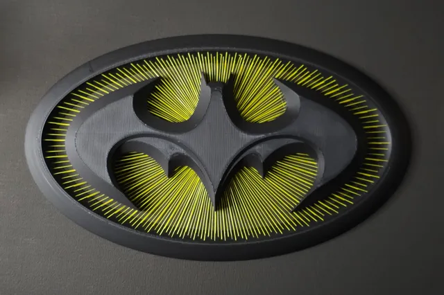 Suspended Batman Logo