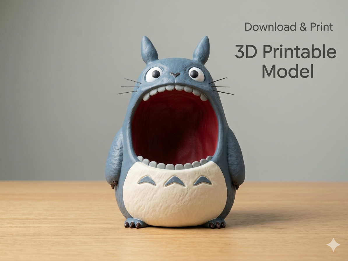 Miniatura 1 do modelo 3D Portalapiceros de Totoro