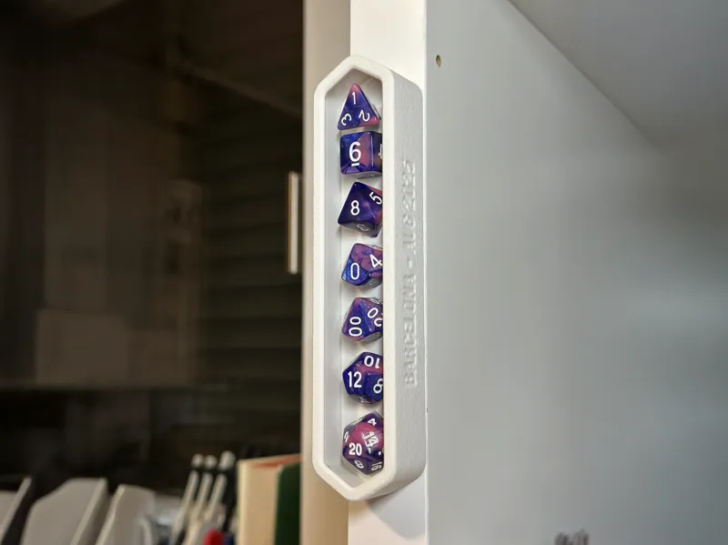 Dice Set Display Frame Case — Inline