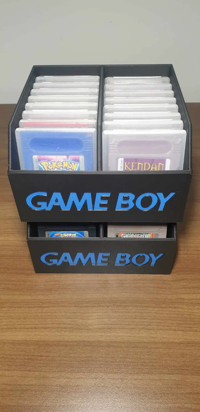 Gameboy Game Storage Gameboy Game Storage Stackable for Games in Case Remixed by ...