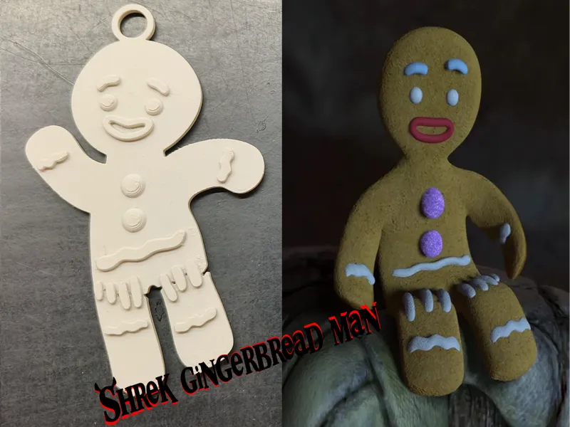 shrek gingerbread man decoration