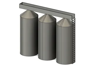 Silo für Modellbau 1:87 Spur H0