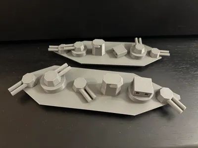 Toy battleship 2