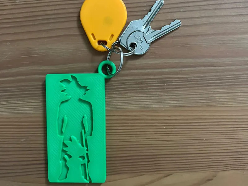 Goku Evolution Keyring