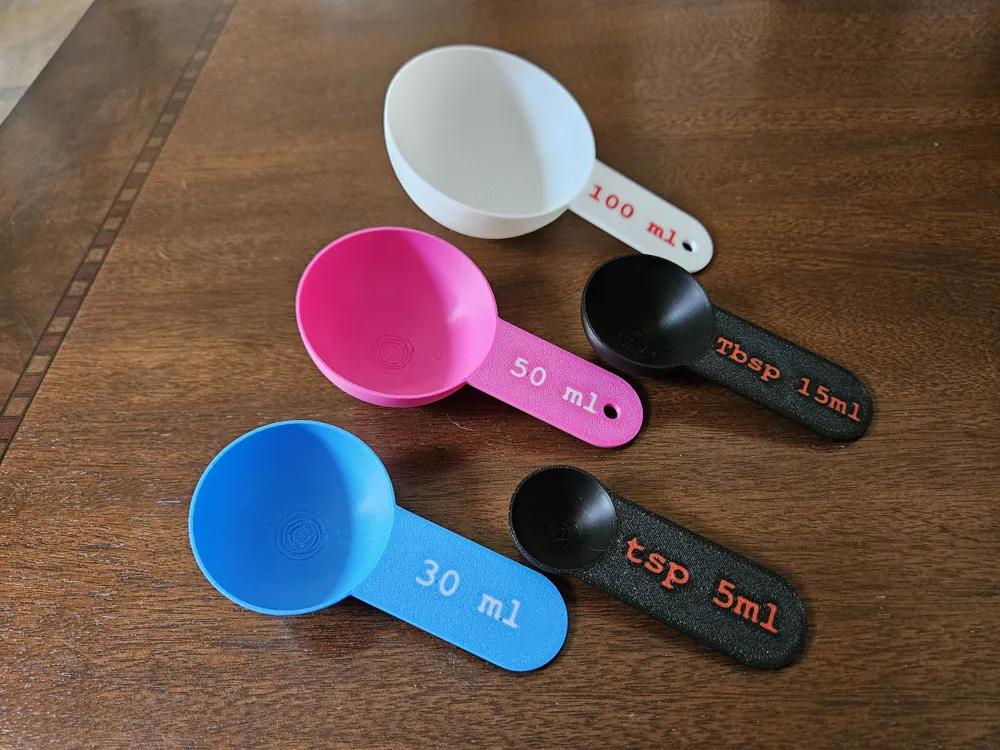 Measuring Scoop - Customize or ready print - Free 3D Print Model ...