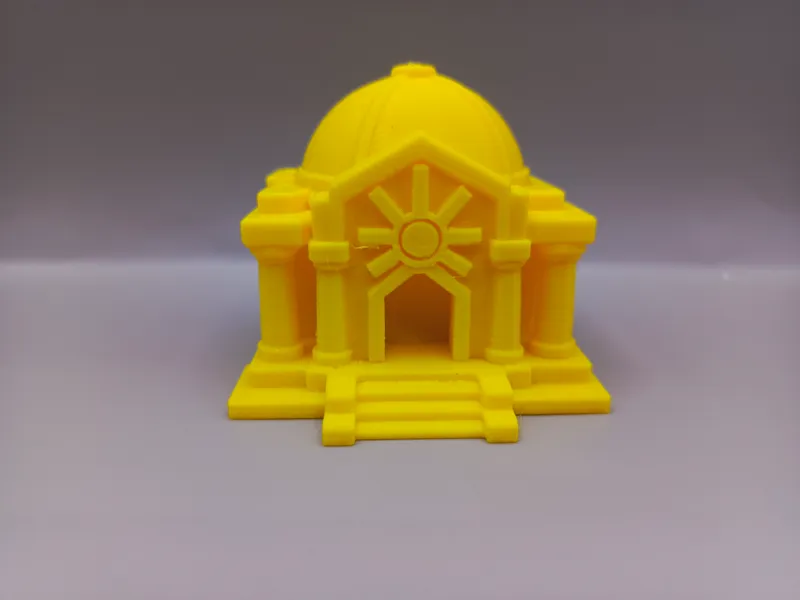 Miniature Sun God Temple