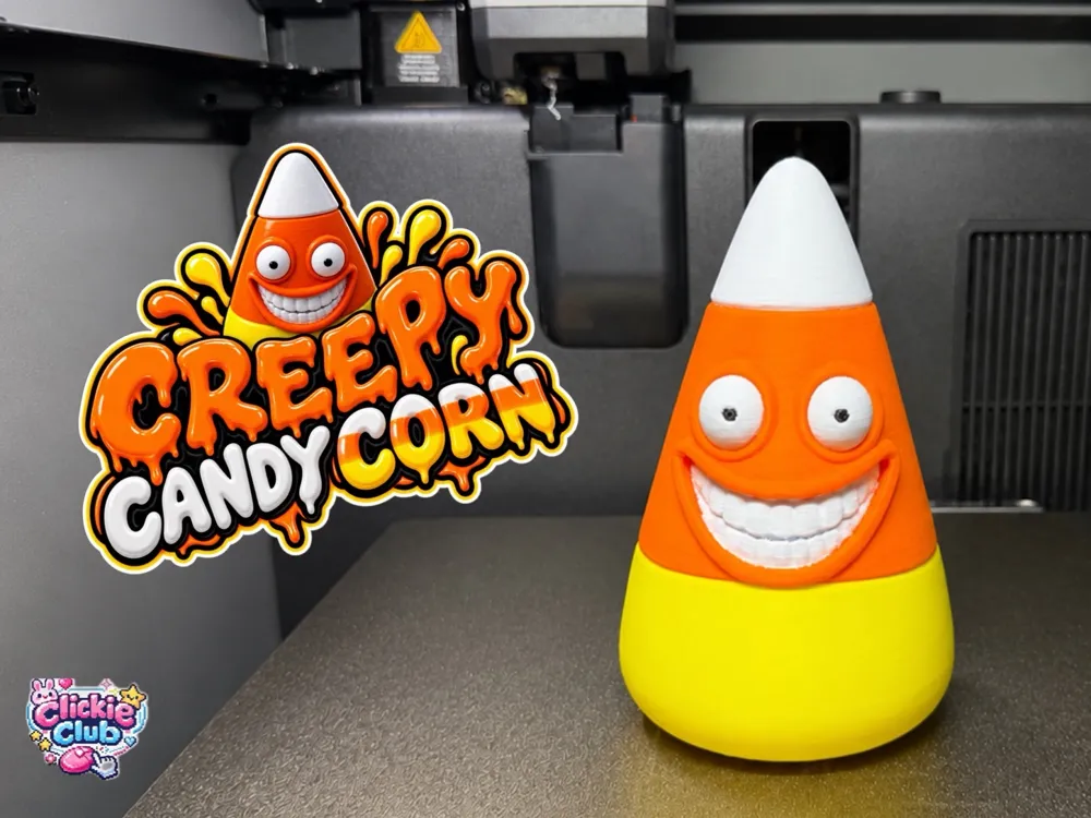 Figura decorativa: Creepy Candy Corn Halloween Figure Desk Decor. Referencia del modelo original.