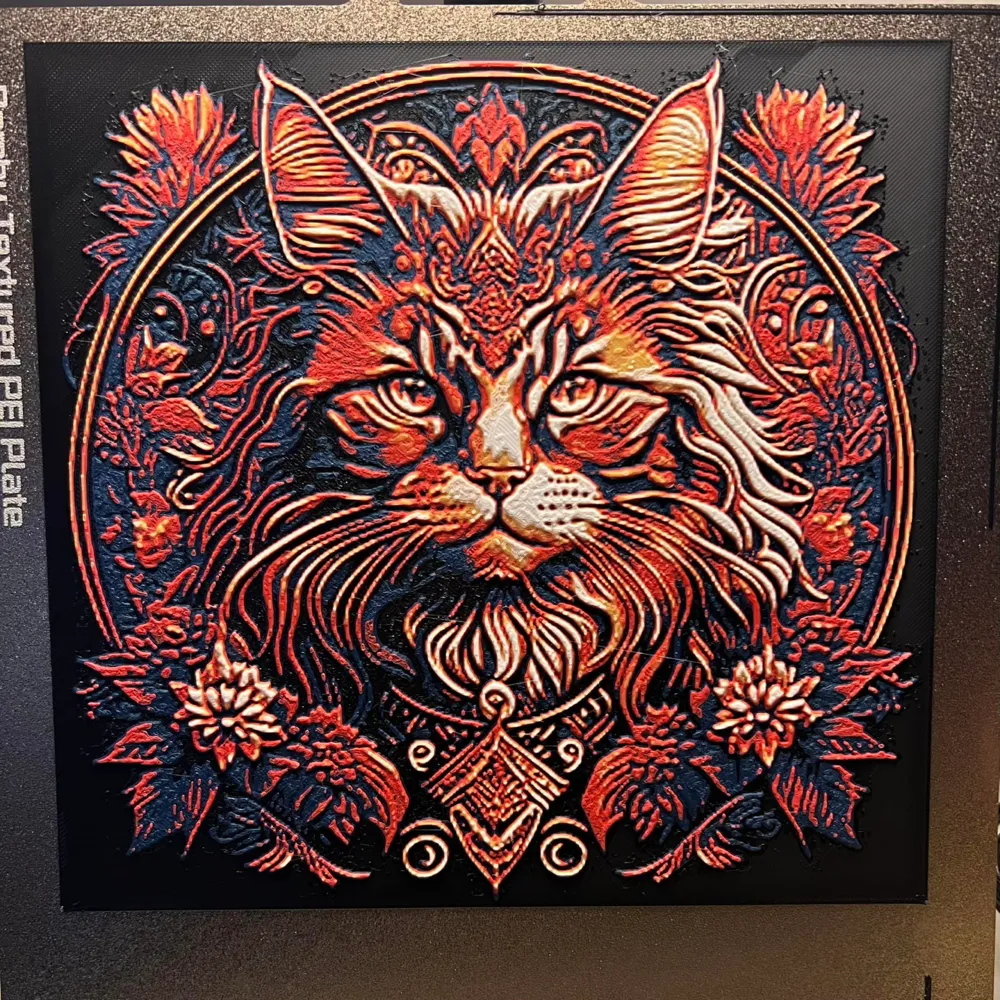 Cat Majesty - HueForge - Free 3D Print Model - MakerWorld