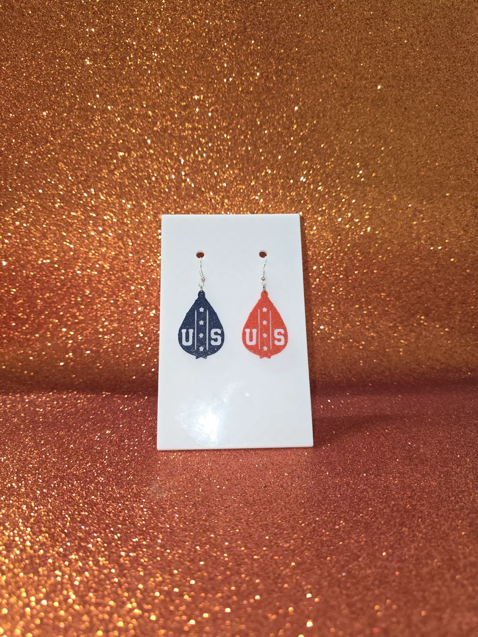 Stars USA earrings view 2