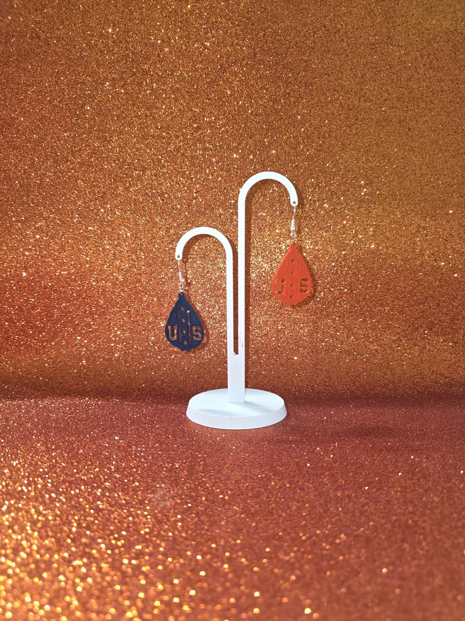 Stars USA earrings view 3