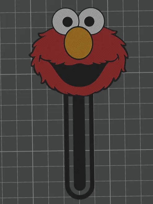 Elmo Sesame Bookmark by fifi0298MakerWorld: Download Free 3D Models