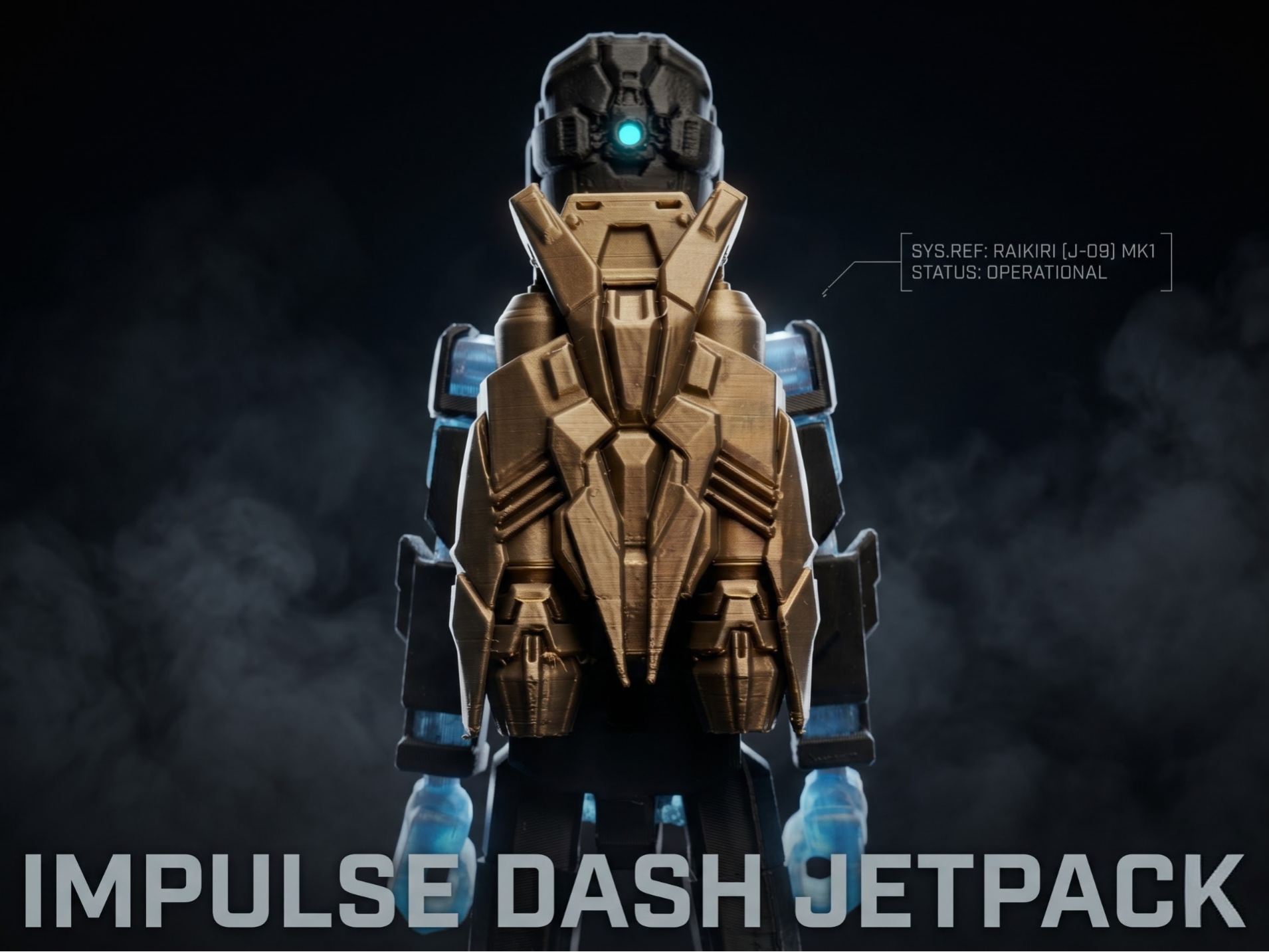 Impulse Dash Jetpack for Dummy 13 //RAIKIRI [J-09]