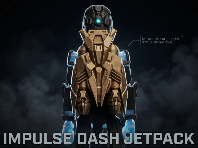 Impulse Dash Jetpack for Dummy 13 //RAIKIRI [J-09]