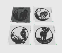 Forest Animals Design - Black Edition
