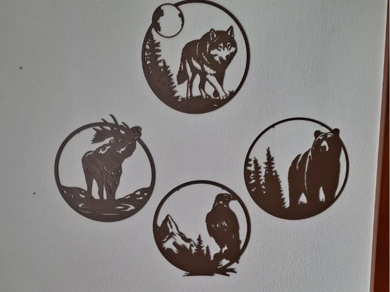 Forest Animals Wall Art Decoration
