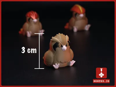 #016 Pidgey Pokemon Mini Figure