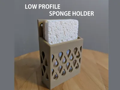 Low Profile Sponge Holder