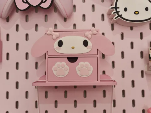 Accesorio para impresora 3D: My Melody Drawer Box (NO AMS) — referencia de MakerWorld