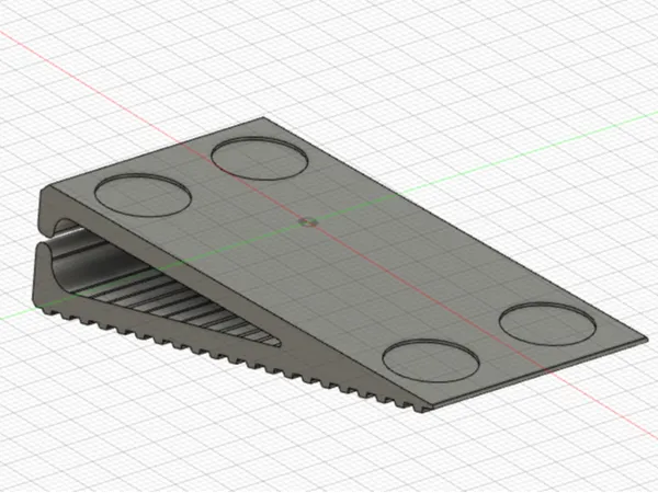 Cale de porte compacte