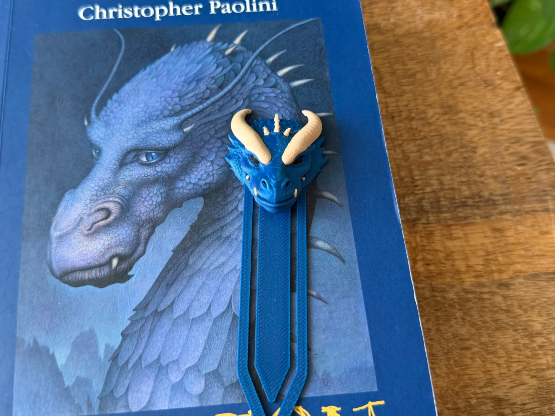 Scary dragon bookmark