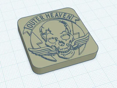 Ender 3 X-Axis Cap/Cover - Outer Heaven Logo