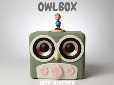 Owlbox - RFID tag  speaker for kids - Phoniebox