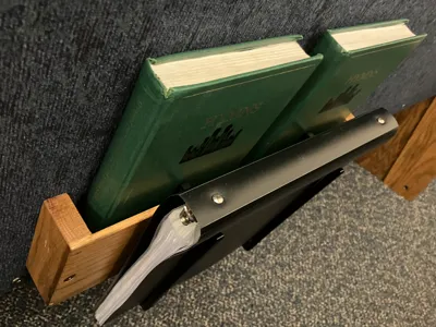LDS New Hymns Binder Mount Bracket