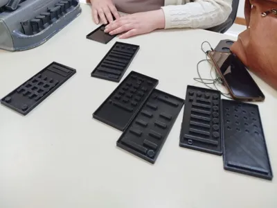 Tactile materials for visually impaired people