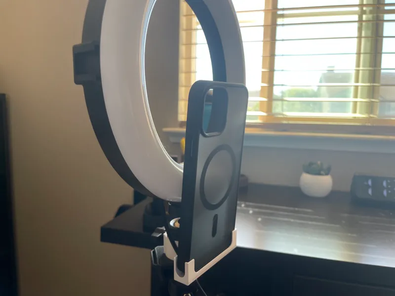 Ringlight clip for iphone 12 pro