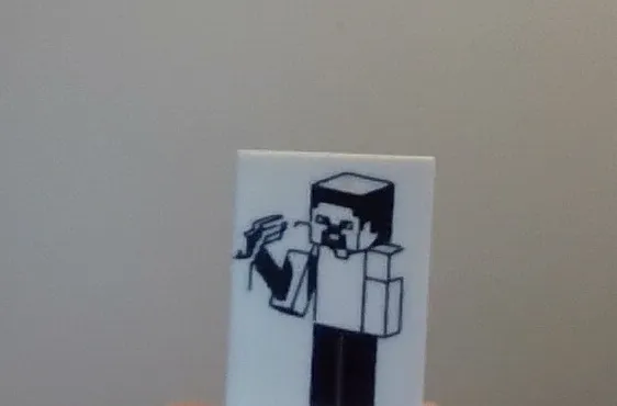 minecraft keychain smaller Steve