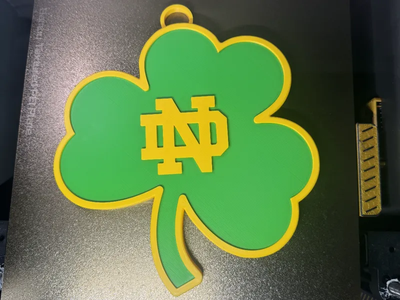Notre Dame Shamrock Hype Chain