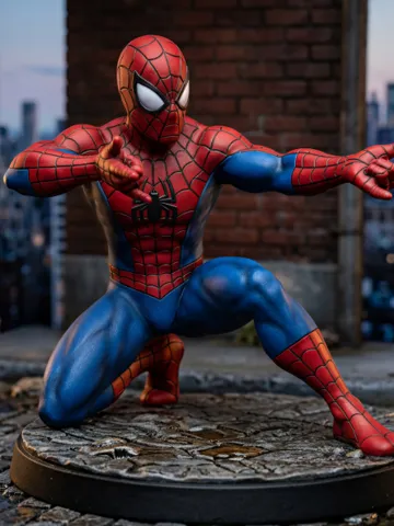 Pieza para disfraz o exhibición: Spider-Man – Dynamic Superhero Pose — vista de referencia 2